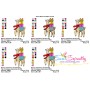 Christmas Llama-2 Embroidery Design Pattern-2