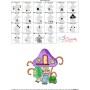 Gnome Mushroom House-2 Embroidery Design Pattern-3