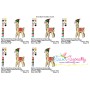 Christmas Llama-1 Embroidery Design Pattern-2