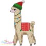 Christmas Llama-1 Embroidery Design Pattern-1