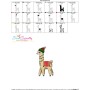 Christmas Llama-1 Embroidery Design Pattern-3