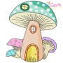 Gnome Mushroom Houses Embroidery Design Bundle-11