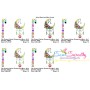 Dream Catcher Flowers And Moon-10 Embroidery Design Pattern-2