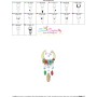 Dream Catcher Flowers And Moon-9 Embroidery Design Pattern-3