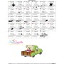 Valentine Truck Teddy Bear Embroidery Design Pattern-3