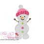 Snowman-2 Applique Design Pattern-1