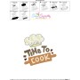 Time To Cook-1 Kitchen Lettering Embroidery Design Pattern-3