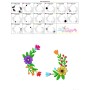 Spring Flowers Frame Embroidery Design Pattern-3
