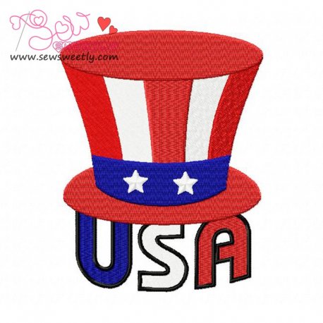 USA Embroidery Design Pattern-1