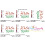 Flamingo Squad Embroidery Design Pattern-2