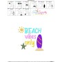 Beach Vibes Only Summer Lettering Embroidery Design Pattern-3