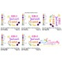 Girls Just Want To Have Sun Summer Lettering Embroidery Design Pattern-2