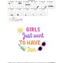 Girls Just Want To Have Sun Summer Lettering Embroidery Design Pattern-3