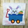 Bunny In Wagon Embroidery Design Pattern-2