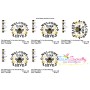 Welcome To Our Hive Bee Lettering Embroidery Design Pattern-2