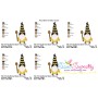 Gnome Honey Dipper Embroidery Design Pattern-2