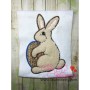 Easter Bunny With Egg Applique Design Pattern-2