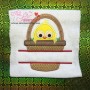 Chick In Basket Split Applique Design Pattern-2