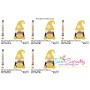 Gnome Honey Pot Embroidery Design Pattern-2