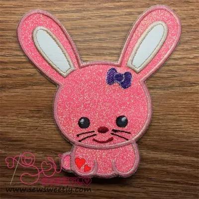 Miss Bunny Applique Design Pattern-2