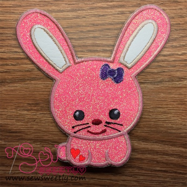 Miss Bunny Applique Design Pattern-2
