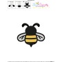 Honey Bee-1 Embroidery Design Pattern-3
