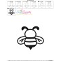 Honey Bee-1 Applique Design Pattern-3