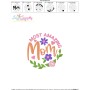 Most Amazing Mom Lettering Embroidery Design Pattern-3