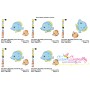 Mom And Baby Fish Embroidery Design Pattern-2