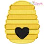 Bee Hive Applique Design Pattern-1