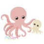 Mother's Day Under The Sea Embroidery Design Bundle-4
