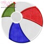Beach Ball Applique Design Pattern-3