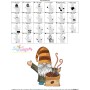 Free Gnome With Coffee-1 Embroidery Design Pattern-3