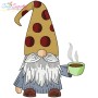 Gnomes With Coffee Embroidery Design Bundle-3