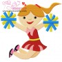 Cheerleader-1 Embroidery Design Pattern-1