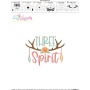 Three Spirit Antlers 3rd Birthday Embroidery Design Pattern-3