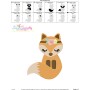 Boho Fox Embroidery Design Pattern-3