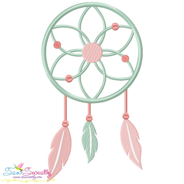 Boho Dream Catcher Embroidery Design Pattern-1