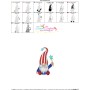 4th of July Patriotic Gnome With Magic Wand Embroidery Design Pattern-2