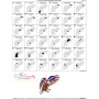 4th of July Patriotic Bald Eagle Flag-9 Embroidery Design Pattern-2