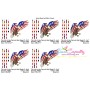 4th of July Patriotic Bald Eagle Flag-9 Embroidery Design Pattern-4