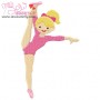 Gymnastics Girl-2 Embroidery Design Pattern-1