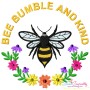 Bees Floral Frames Embroidery Design Bundle-6
