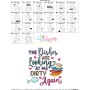 The Dishes Are Looking At Me Dirty Again Kitchen Lettering Embroidery Design Pattern-3