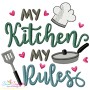 Kitchen And Baking Lettering Embroidery Design Bundle-6