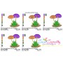Frog And Mushroom-8 Embroidery Design Pattern-2