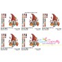 Fall Gnome-9 Embroidery Design Pattern-2