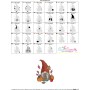 Fall Gnome-9 Embroidery Design Pattern-3