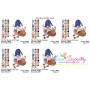 Fall Gnome-4 Embroidery Design Pattern-2