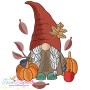 Fall Gnomes Embroidery Design Bundle-10